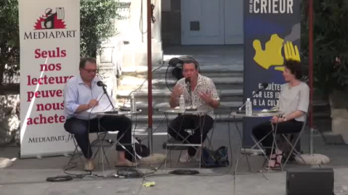 Patrick Mennucci, député PS, et Antoinette Rouvroy, juriste, en juillet à Avignon.