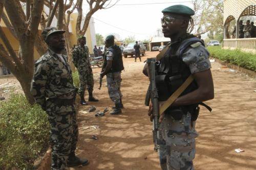 Soldats de l&#039;armée malienne