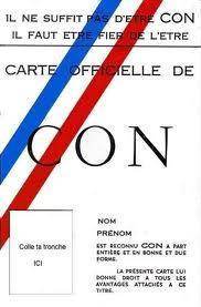 La Carte d'identité de ceux qui en sont fiers