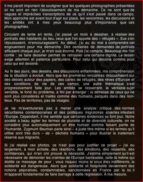 Camp Choucha&nbsp;: la démarche iconographique