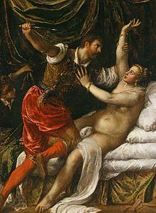 Le viol de Lucrèce par Tarquin