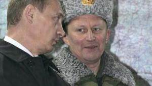 Vladimir Poutine et Sergeï Ivanov