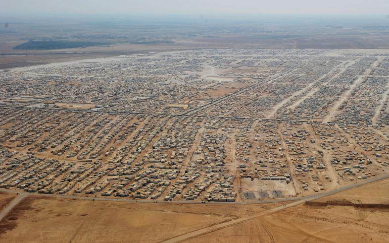 Le camp de réfugiés de Zaatari en Jordanie, le 18 juillet 2013. © Reuters