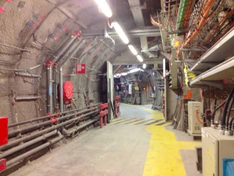 Dans le laboratoire souterrain de l&#039;Andra, mai 2013 (JL).