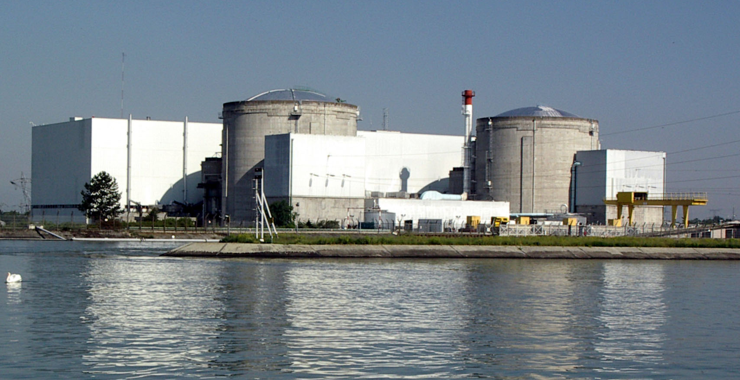 La centrale nucléaire de Fessenheim, en Alsace (Wikicommons).