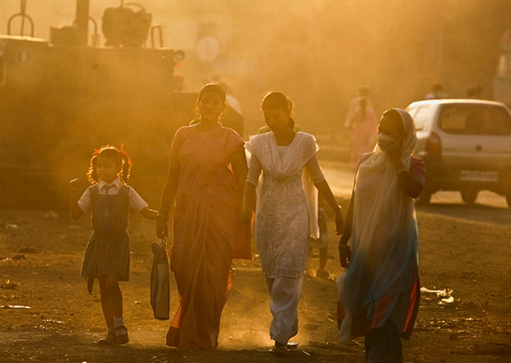 Pollution atmosphérique en Inde (Arko Datta/Reuters).
