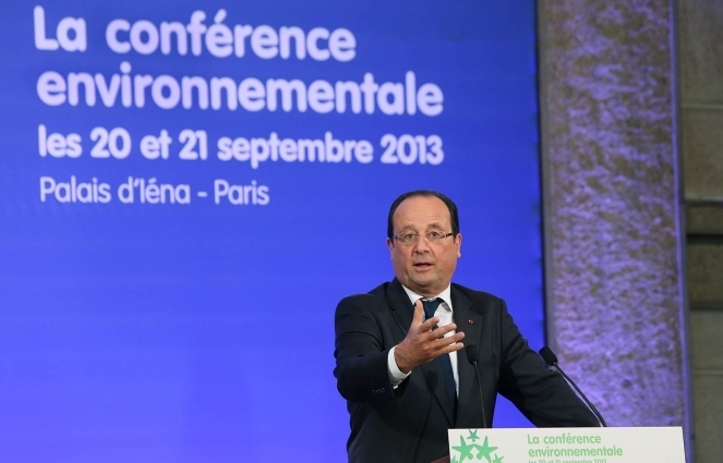 François Hollande à la conférence environnementale, 20 septembre 2013 (©Présidence de la république).