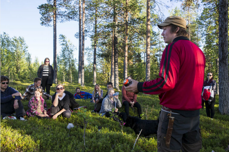Atelier sur la justice climatique en territoire Sami, en Arctique, organisé par 350 (c) Tor Lundberg Tuordafin août 2015.