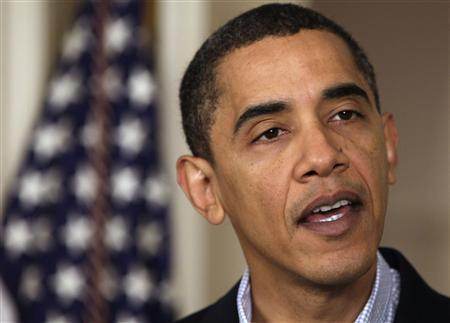 Barack Obama parlant de climat en décembre 2009, au moment de la conférence de Copenhague (Reuters)