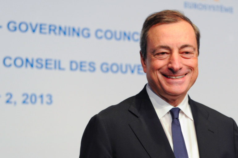 Mario Draghi, président de la BCE, n&#039;a pas répondu à l&#039;invitation des eurodéputés pour débattre de la Troïka. © BCE.