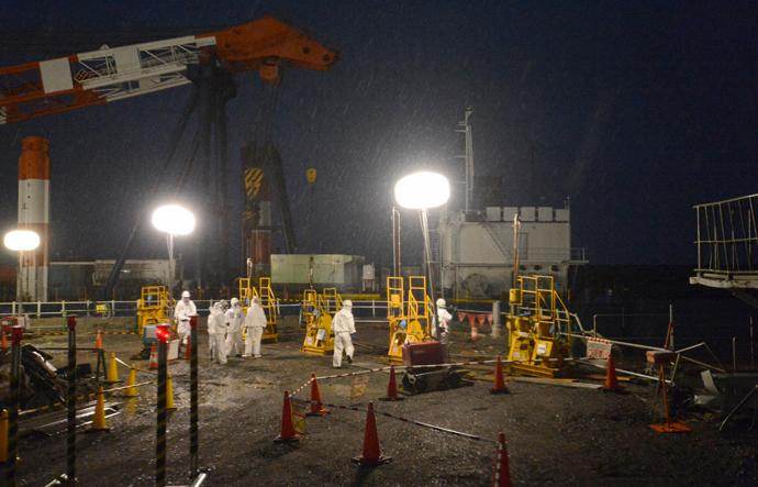 Opération destinée à stopper les fuites d&#039;eau radioactive dans l&#039;océan à Fukushima
