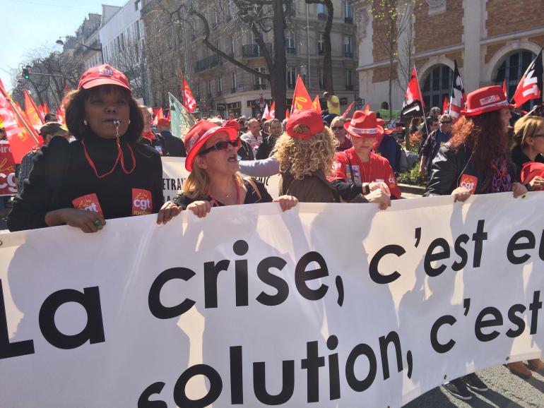 Manifestation parisienne, le 9 avril, contre l&#039;austérité