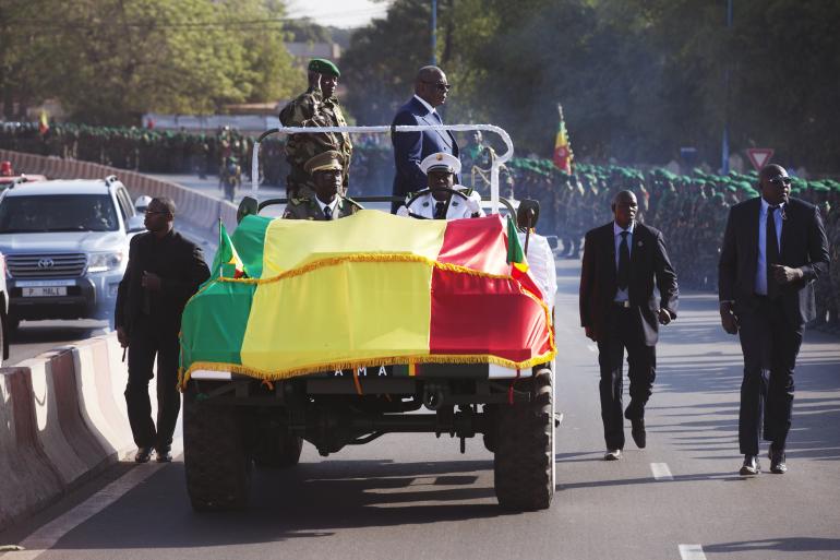  Le président malien Ibrahim Boubacar Keita à Bamako, en janvier 2014.