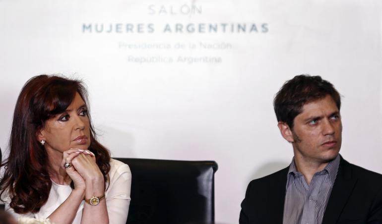 Cristina Kirchner et son ministre de l&#039;économie.