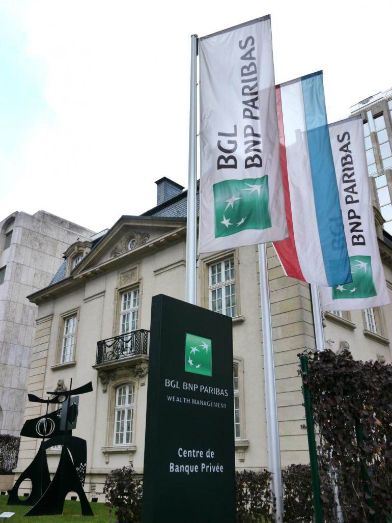 Le siège de la BGL-BNP, à Luxembourg.