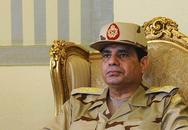 Le général Abdel Fattah al-Sissi, nouvel homme fort de l&#039;Égypte.