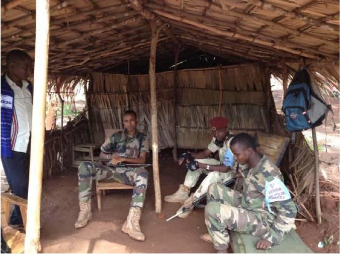 La mine de Ndassima est sous le contrôle du général Ali Daras des forces de la Séléka. Photo prise le 23 mai.