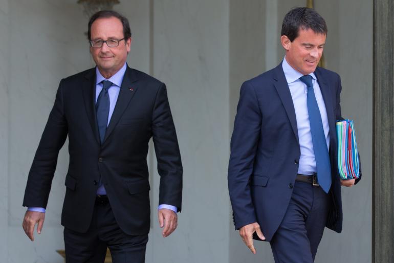 François Hollande et Manuel Valls, six heures de réunion, mardi.