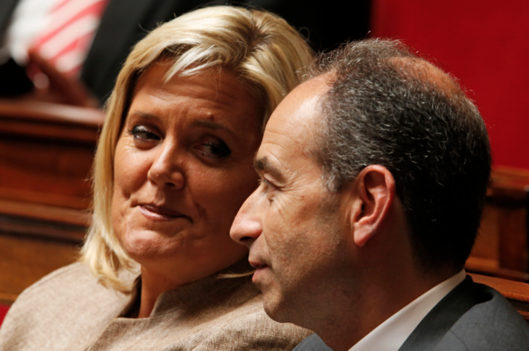 Jean-François Copé et la secrétaire générale de l&#039;UMP, Michèle Tabarot, députée et maire du Cannet (Alpes-Maritimes).
