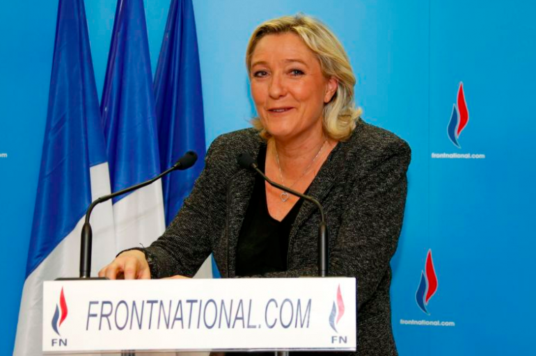 Marine Le Pen le 23 mars 2014.