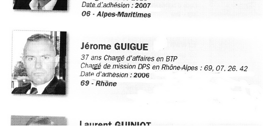 Présentation officielle de Jérôme Guigue pour sa candidature au Comité central du FN, lors du congrès de Tours en 2011.