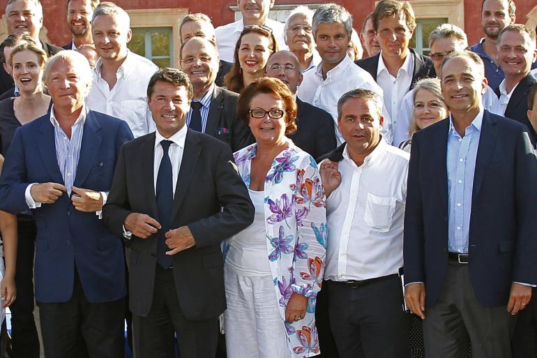 Les ténors de l&#039;UMP présents au premier rassemblement de l&#039;association, en 2012.