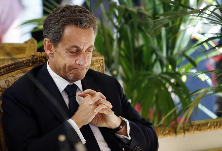 Nicolas Sarkozy le 27 mars 2013, à Bruxelles.
