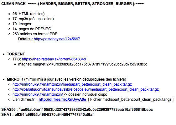 Une capture d'écran de la page collaborative Une capture d'écran de la page collaborative