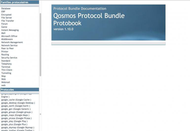 La page d'accueil du "Protobook"