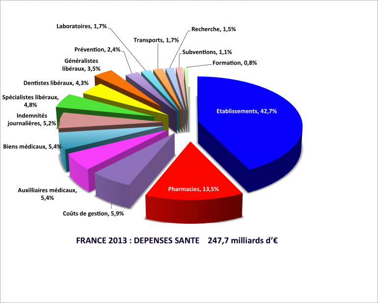 Dépenses de Santé en 2013 Dépenses de Santé en 2013