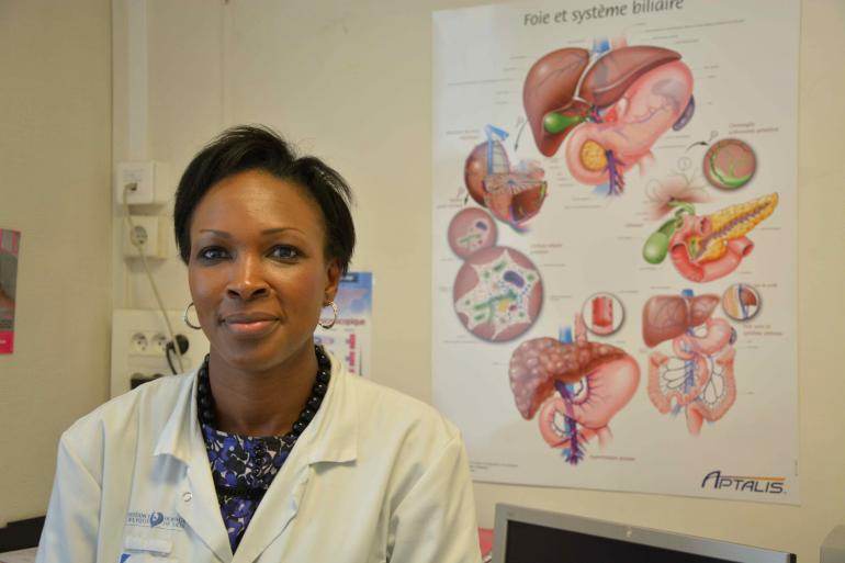 Djélika Koné est infirmière de coordination au Centre de référence des maladies vasculaires du foie.
