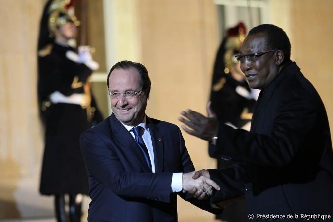 François Hollande reçoit Idriss Déby en 2014 à l'Elysée