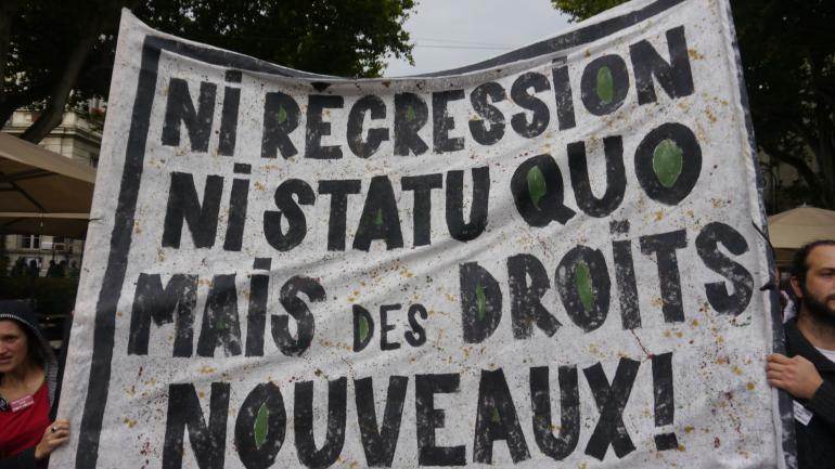 Manifestation des intermittents, Avignon, juillet 2014