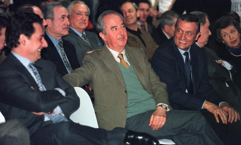 Nicolas Sarkozy, Edouard Balladur et François Léotard, en 1995. Nicolas Sarkozy, Edouard Balladur et François Léotard, en 1995.