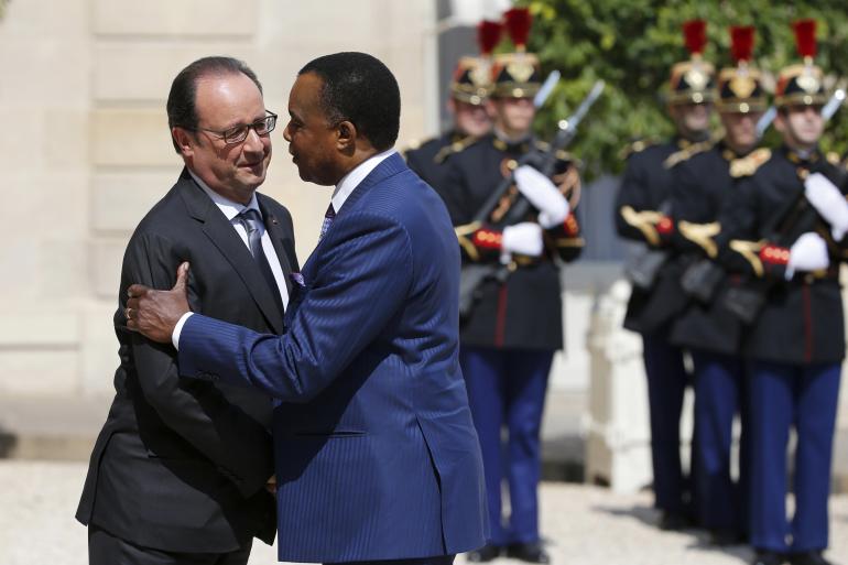 François Hollande accueille Denis Sassou Nguesso en juillet à l'Elysée François Hollande accueille Denis Sassou Nguesso en juillet à l'Elysée