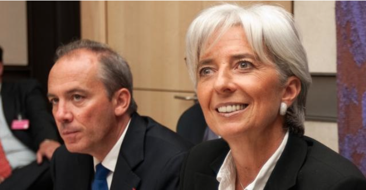 Stéphane Richard et Christine Lagarde Stéphane Richard et Christine Lagarde