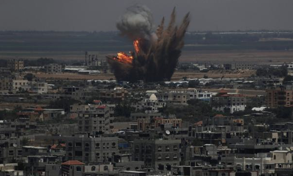 À Rafah, dans la bande de Gaza, le 8 juillet 2014. À Rafah, dans la bande de Gaza, le 8 juillet 2014.
