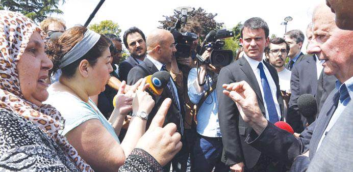Manuel Valls à Trappes