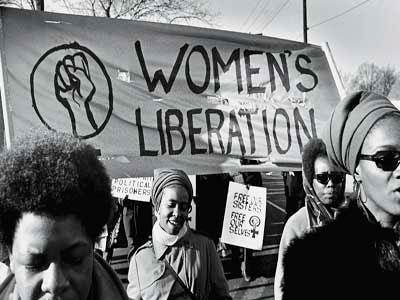 Manif de féministes Noires en 1970. « Le féminisme moderne, principal héritage de 1968. »
