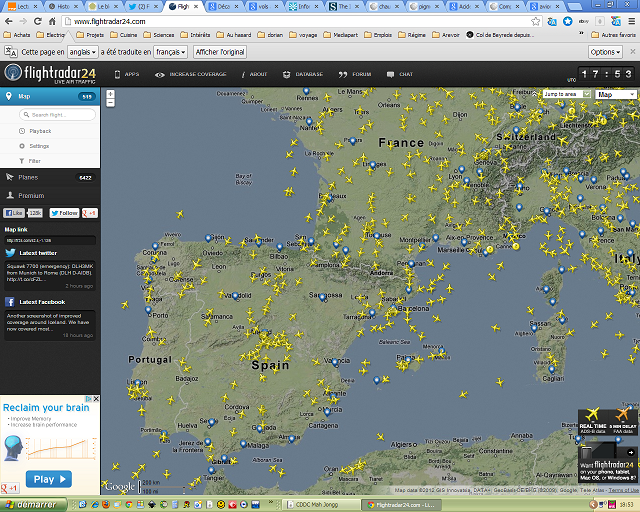 Avions Europe 18h54 11/11/2012
