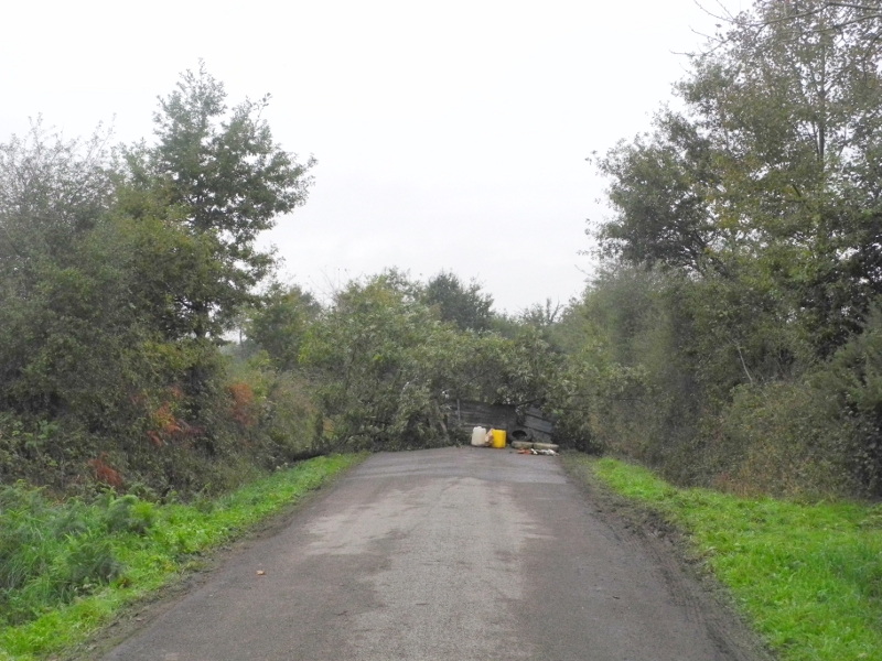 Une barricade, quelque part dans la ZAD