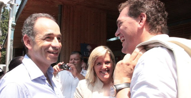 Jean-François Copé avec Michèle et Philippe Tabarot. Jean-François Copé avec Michèle et Philippe Tabarot.