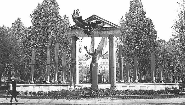 Le projet du mémorial controversé de Budapest « aux victimes de l&#039;occupation allemande ».
