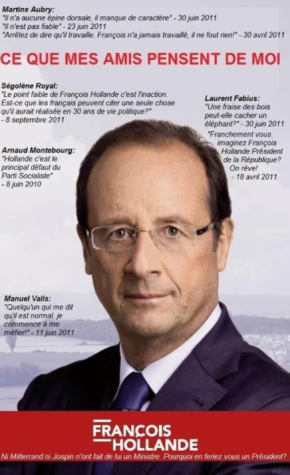 François Hollande cité par ses "amis" du PS