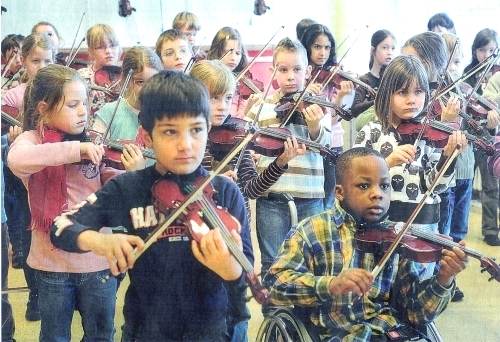 Orchestre en classe de CP 