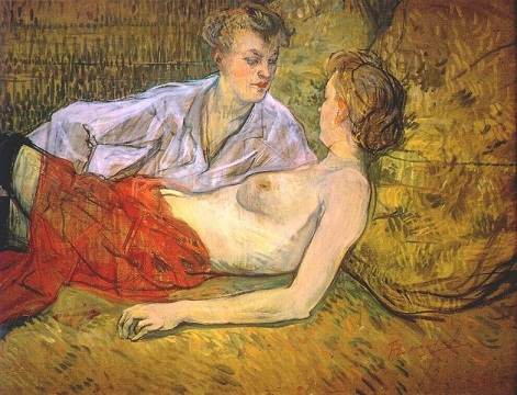 Les deux Amantes, Toulouse-Lautrec, 1894