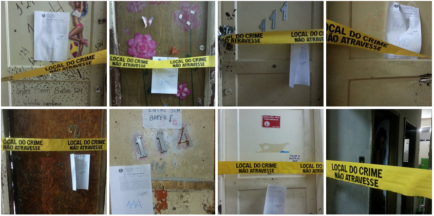 Appartements de prostituées fermés par la police à Niteroi. Appartements de prostituées fermés par la police à Niteroi.