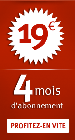 Les 4 premiers mois d\abonnement pour 19 euros