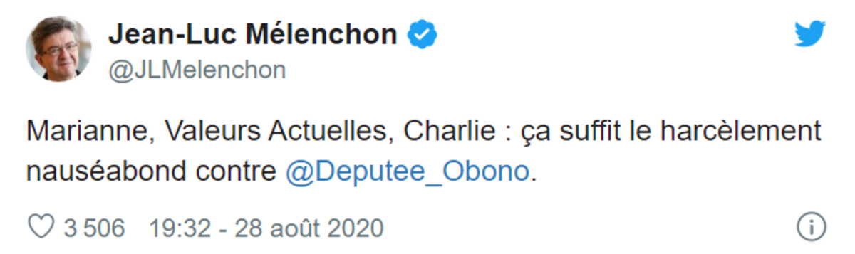La Réponse De Charlie Hebdo à Mélenchon Le Club