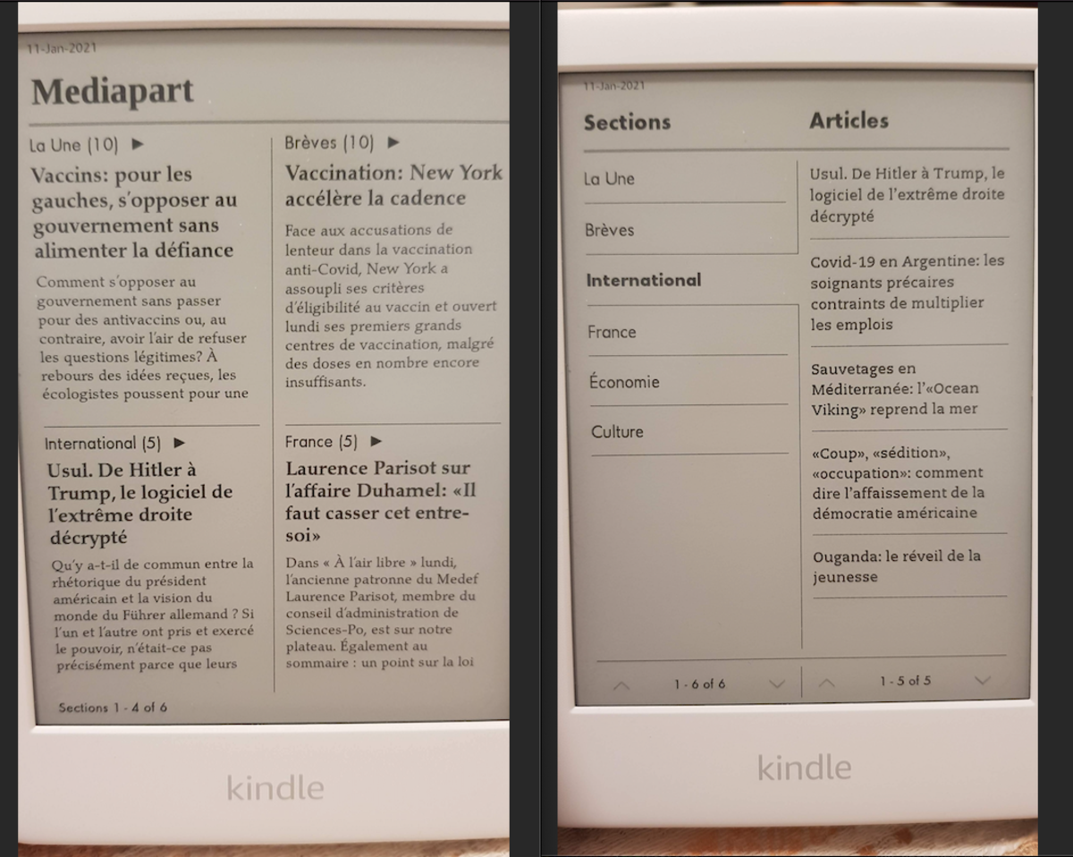 Kindle Paperwhite 2021 : plus besoin de multiplier les